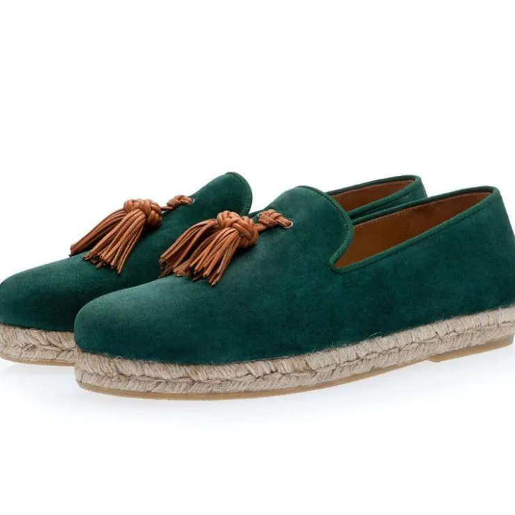 Sale Superglamourous Brent Softy Rope Espadrilles Green