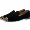 Flash Sale Superglamourous Carraway Velour Slippers Black