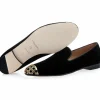 Flash Sale Superglamourous Carraway Velour Slippers Black