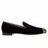 Flash Sale Superglamourous Carraway Velour Slippers Black