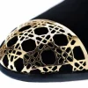 Flash Sale Superglamourous Carraway Velour Slippers Black