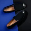 Discount Superglamourous Carraway Velour Slippers Blue