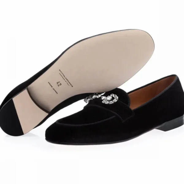 superglamourous_chakra_ve_1.webp Best Superglamourous Chakra Velvet Slippers Black