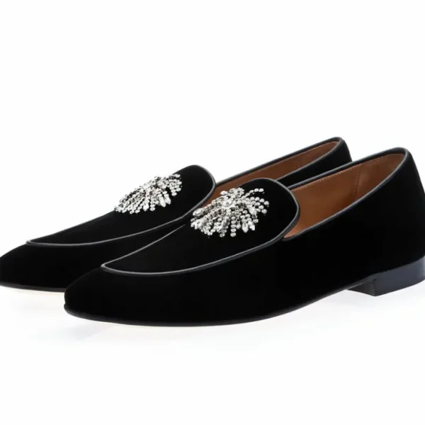 superglamourous_divine_ve_0.webp Clearance Superglamourous Divine Velour Slippers Black
