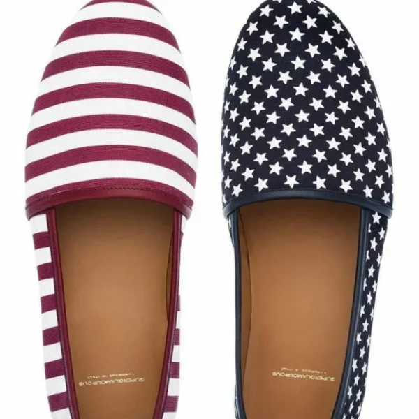 superglamourous_harley_st_2.webp Flash Sale Superglamourous Harley Stars'N'Stripes Rope Espadrilles Black / Red