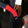 Sale Superglamourous Joel Velour Slippers Navy