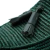 Outlet Superglamourous Melilla Rafia Loafers Green