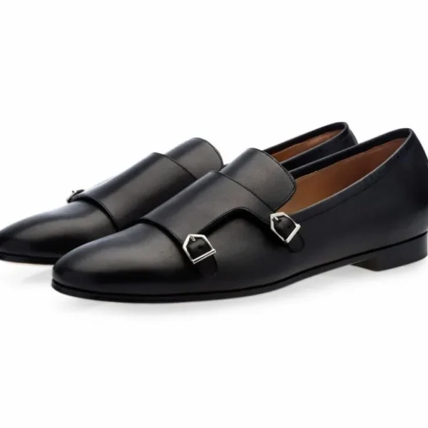 Sale Superglamourous Odilon Nappa Loafers Black
