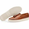 Discount Superglamourous Philippe Nappa Skate Sneakers Cognac