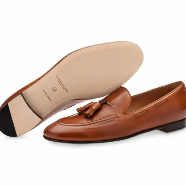 superglamourous_philippe__1-2.webp Clearance Superglamourous Philippe Nappa Loafers Cognac