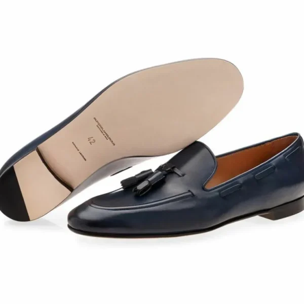 superglamourous_philippe__1-4.webp Cheap Superglamourous Philippe Nappa Loafers Navy