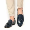 Cheap Superglamourous Philippe Nappa Loafers Navy