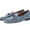Outlet Superglamourous Tangerine 1 Belgian Loafers Denim Navy DenimNavy