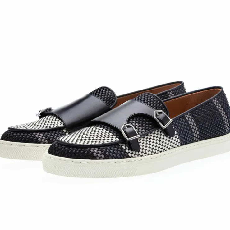 Online Superglamourous Tangerine 7 Tetris Skate Sneakers Black