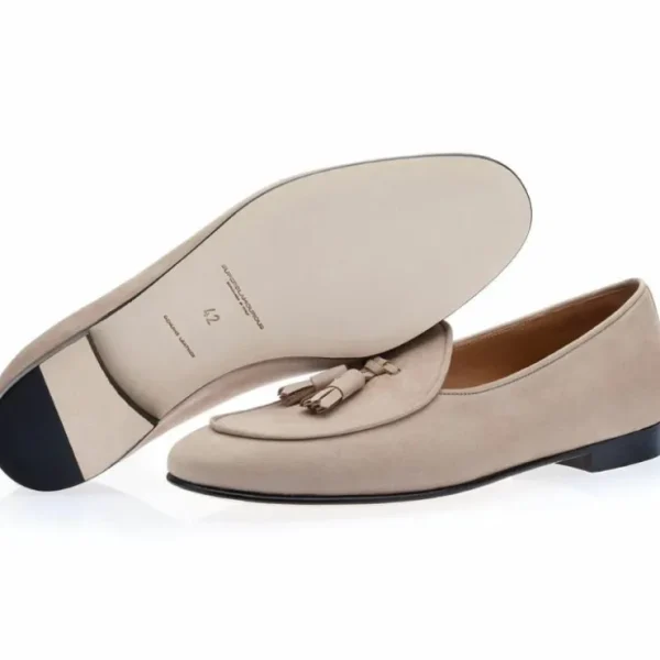 superglamourous_tangerine_1-10.webp Clearance Superglamourous Tangerine 2 Nabuk Belgian Loafers Taupe