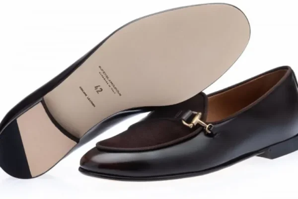Discount Superglamourous Tangerine 12 Cordovan Belgian Loafers Brown