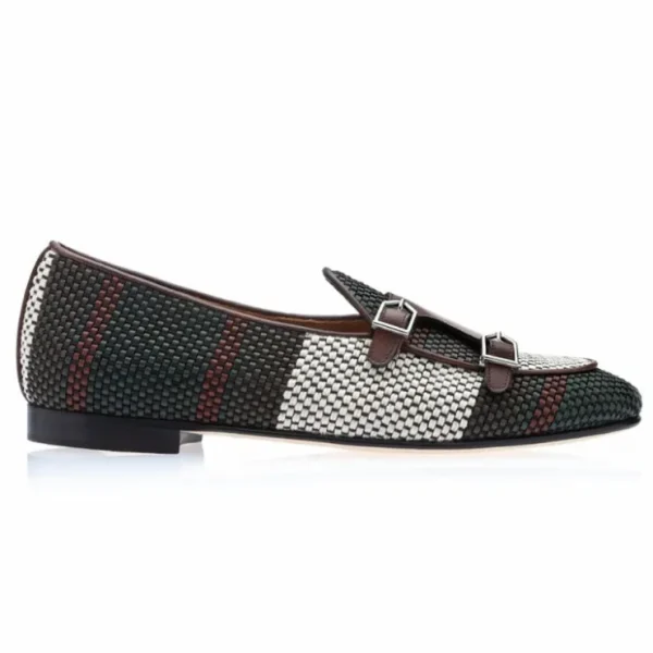 Outlet Superglamourous Tangerine 7 Tetris Belgian Loafers Green