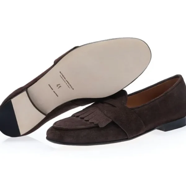 Hot Superglamourous Tangerine 10 Gorain Belgian Loafers Cocoa
