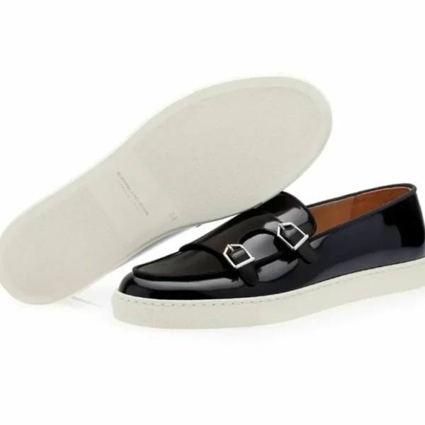 Discount Superglamourous Tangerine 7 Brushed Skate Sneakers Black