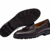 Clearance Superglamourous Tangerine 8-T Deer Belgian Loafers Cocoa