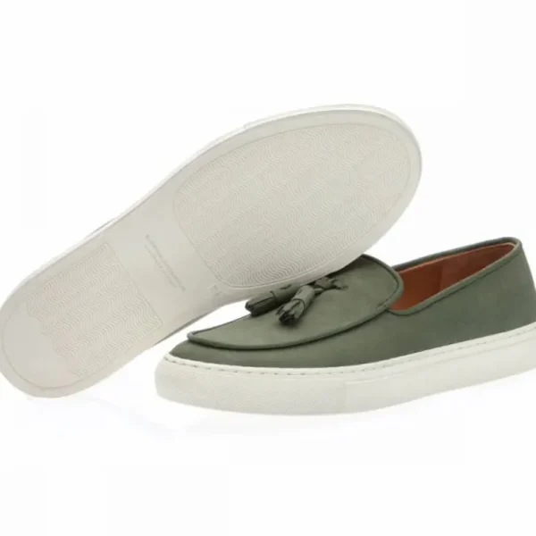 Shop Superglamourous Tangerine 2 Skate Nabuk Sneakers Sage