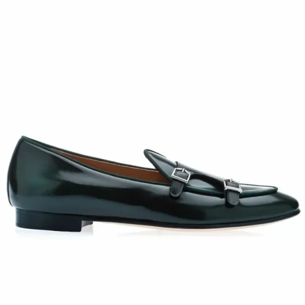 Best Superglamourous Tangerine 7 Brushed Belgian Loafers Green
