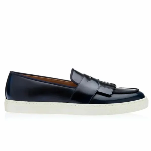 superglamourous_tangerine_2-53.webp Outlet Superglamourous Tangerine 10 Cordovan Skate Sneakers Navy