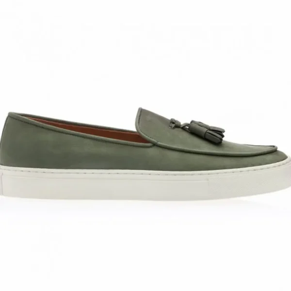 Shop Superglamourous Tangerine 2 Skate Nabuk Sneakers Sage