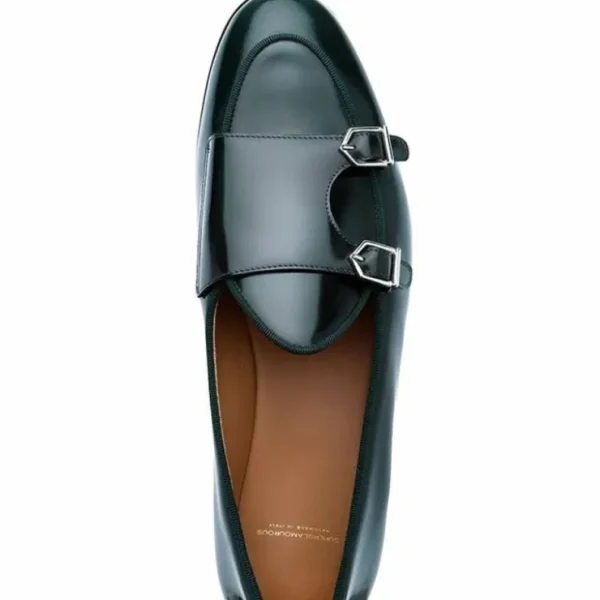 Best Superglamourous Tangerine 7 Brushed Belgian Loafers Green