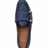 Online Superglamourous Tangerine 7 Georgia Belgian Loafers Navy