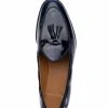 Discount Superglamourous Tangerine 8 Brushed Belgian Loafers Navy