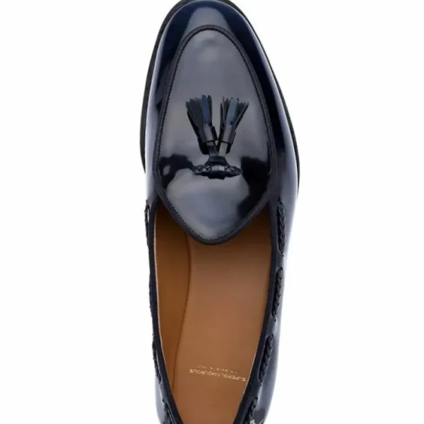 superglamourous_tangerine_3-31.webp Discount Superglamourous Tangerine 8 Brushed Belgian Loafers Navy