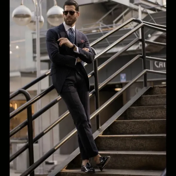 superglamourous_tangerine_6-12.webp Discount Superglamourous Tangerine 8 Brushed Belgian Loafers Navy