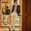 Shop Superglamourous Tangerine 10 Cordovan Belgian Loafers Navy