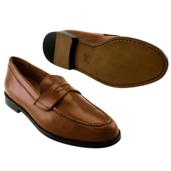 Discount T.B. Phelps TB Phelps Belmont Penny Loafer Pecan