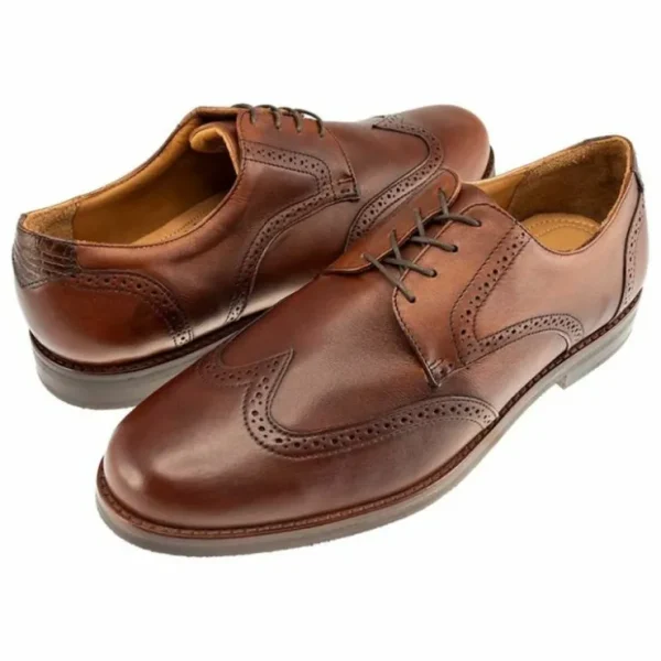 Cheap T.B. Phelps TB Phelps Bixby Sheepskin Wingtip Pecan