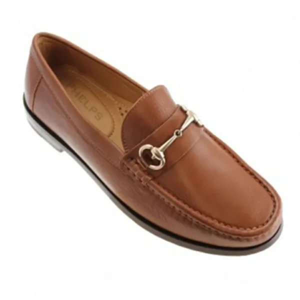 tb_phelps_bridge_bit_tubu_0-2.webp Discount T.B. Phelps TB Phelps Bridge Bit Tubular English Moccasin Tan