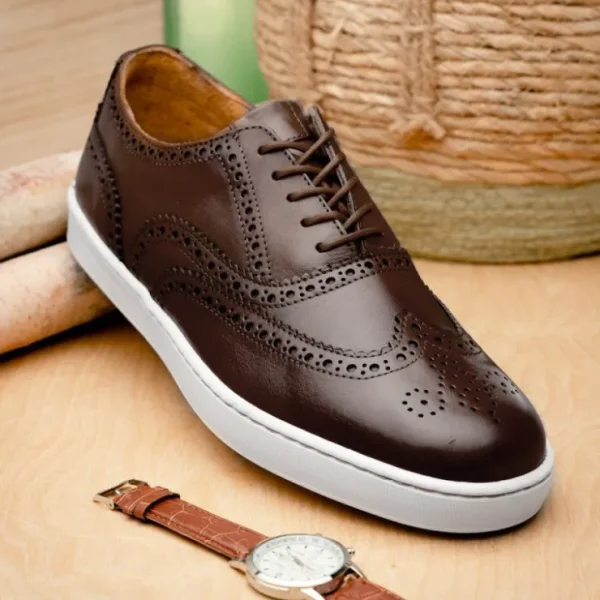 tb_phelps_clubhouse_wingt_12.webp Outlet T.B. Phelps TB Phelps Clubhouse Wingtip Sneakers Brandy