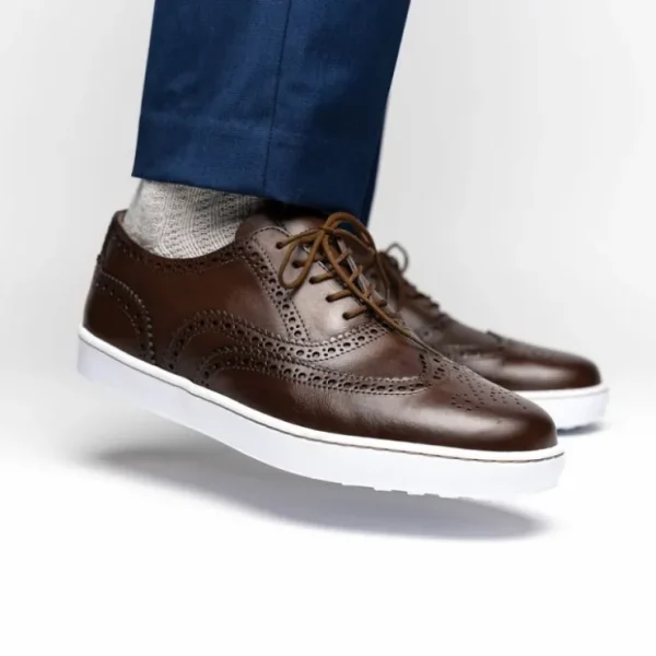 tb_phelps_clubhouse_wingt_6.webp Outlet T.B. Phelps TB Phelps Clubhouse Wingtip Sneakers Brandy