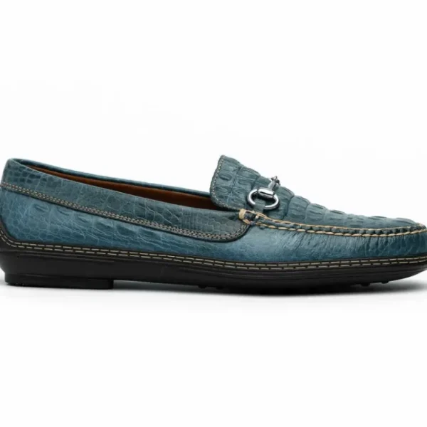 tb_phelps_croco_horsebit__0.webp Shop T.B. Phelps TB Phelps Croco Horsebit Driver Navy