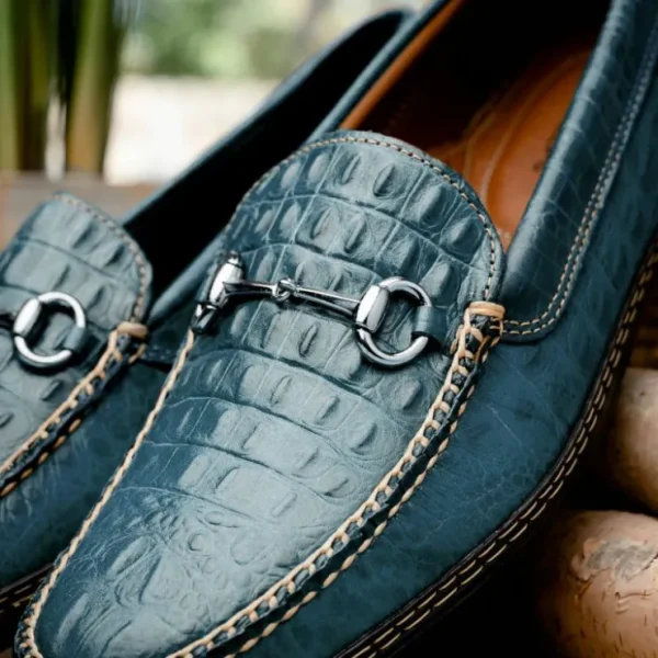 tb_phelps_croco_horsebit__10.webp Shop T.B. Phelps TB Phelps Croco Horsebit Driver Navy