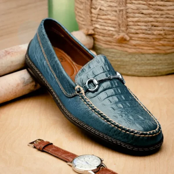 tb_phelps_croco_horsebit__12.webp Shop T.B. Phelps TB Phelps Croco Horsebit Driver Navy