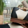 Cheap T.B. Phelps TB Phelps David Oxford Saddle Shoes Ivory / Navy