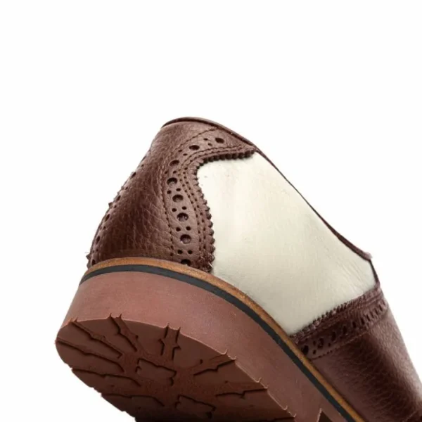 tb_phelps_david_oxford_sa_4-1.webp Outlet T.B. Phelps TB Phelps David Oxford Saddle Shoes Ivory / Walnut