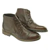 Store T.B. Phelps TB Phelps Mansfield Deerskin Boots Chestnut Mahogany