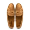 New T.B. Phelps TB Phelps Preston Safari Leather Penny Loafers Tan