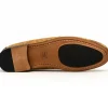 New T.B. Phelps TB Phelps Preston Safari Leather Penny Loafers Tan