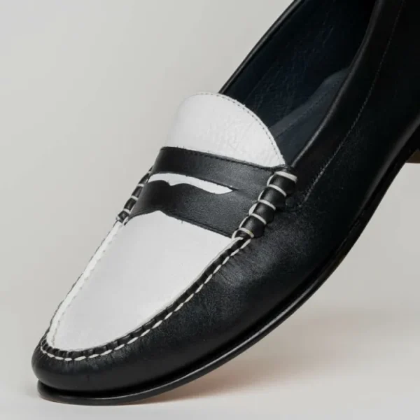tb_phelps_the_shag_loafer_2.webp New T.B. Phelps TB Phelps The Shag Loafers Black / White