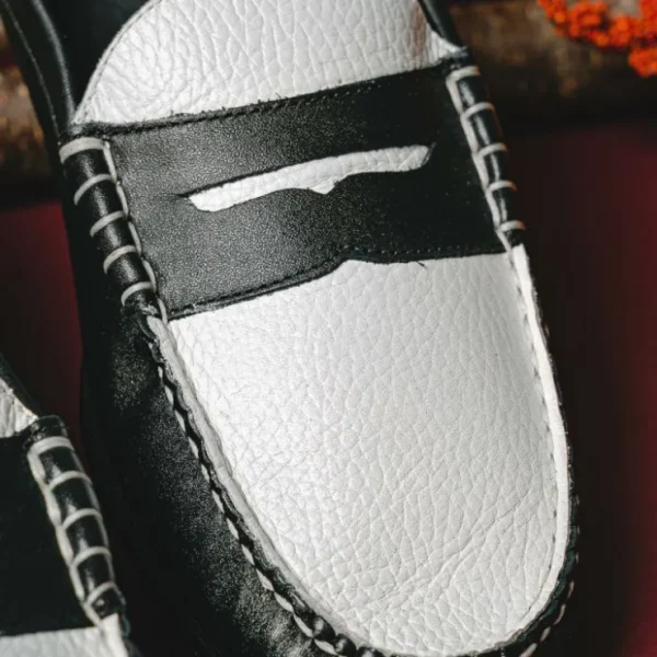 tb_phelps_the_shag_loafer_5.webp New T.B. Phelps TB Phelps The Shag Loafers Black / White