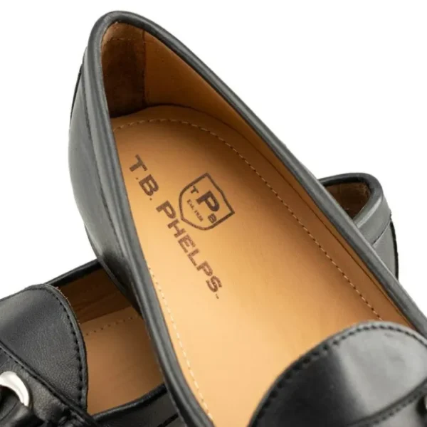 Online T.B. Phelps TB Phelps Ventura Sheepskin Bit Loafer Black